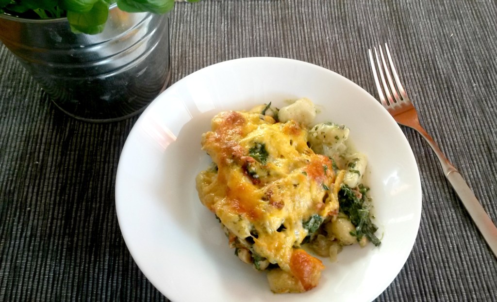Gnocchi Spinat Auflauf bearbeitet