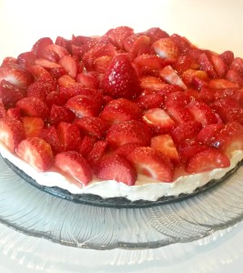 Schokokeks-Erdbeer-Torte