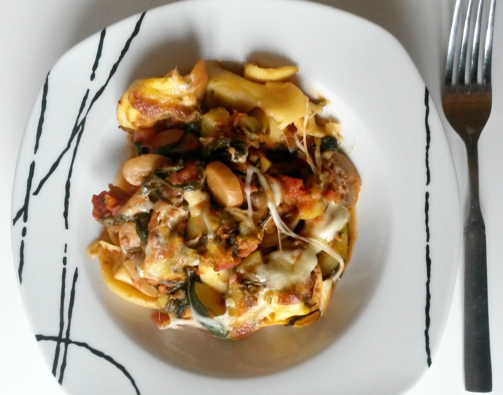 vegetarischer Tortellini Auflauf