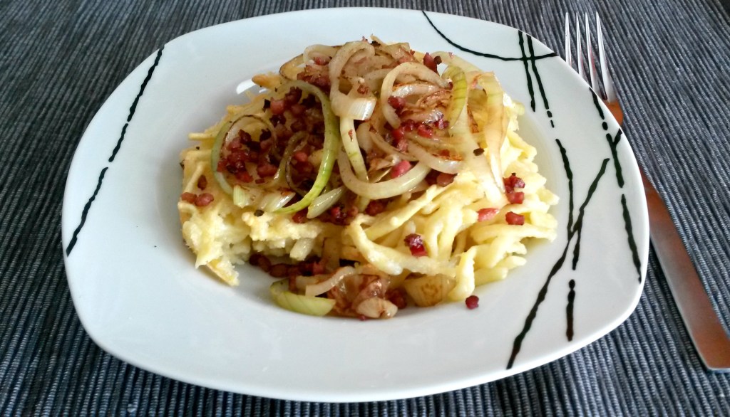 Käsespätzle bearbeitet