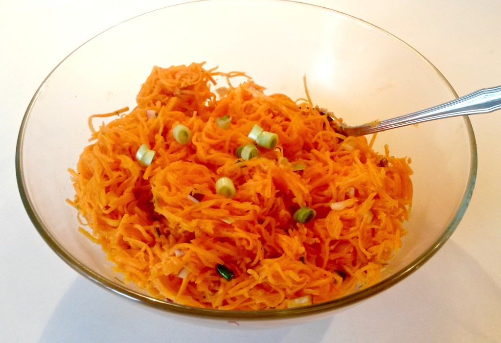 Möhren Salat bearbeitet