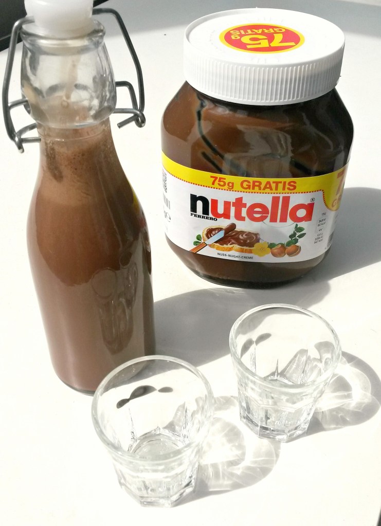Nutella Likör bearbeitet