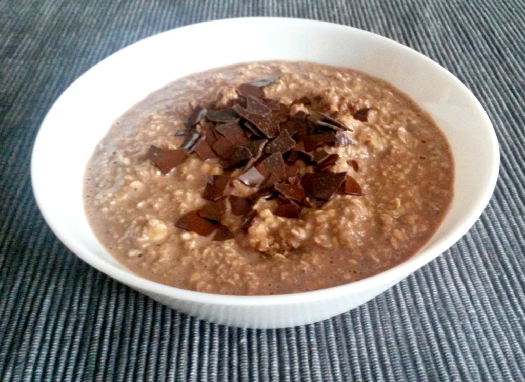 Schoko Porridge bearbeitet