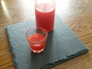 Erdbeer Limes bearbeitet