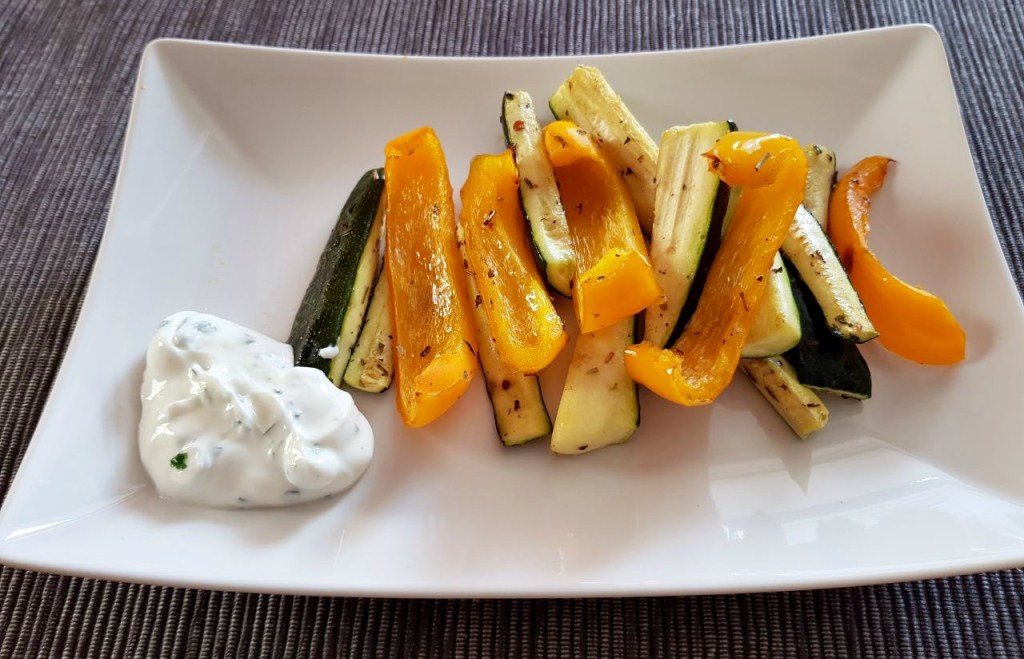 Mariniertes Gemüse bearbeitet