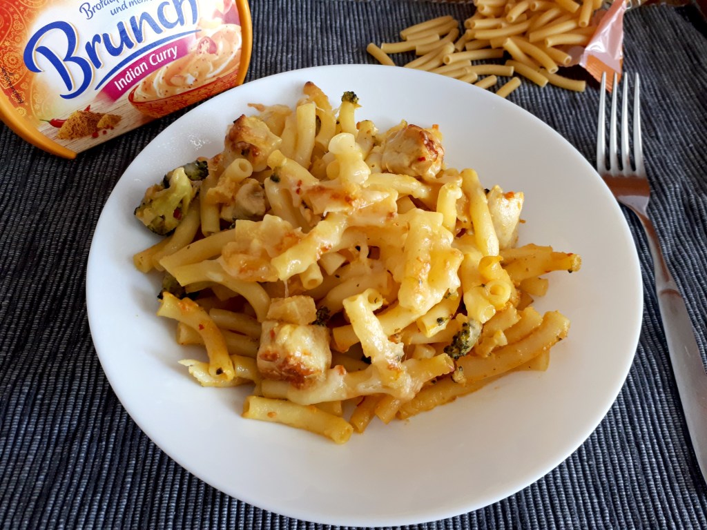 Curry-Nudelauflauf bearbeitet