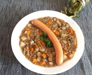 Linsensuppe bearbeitet