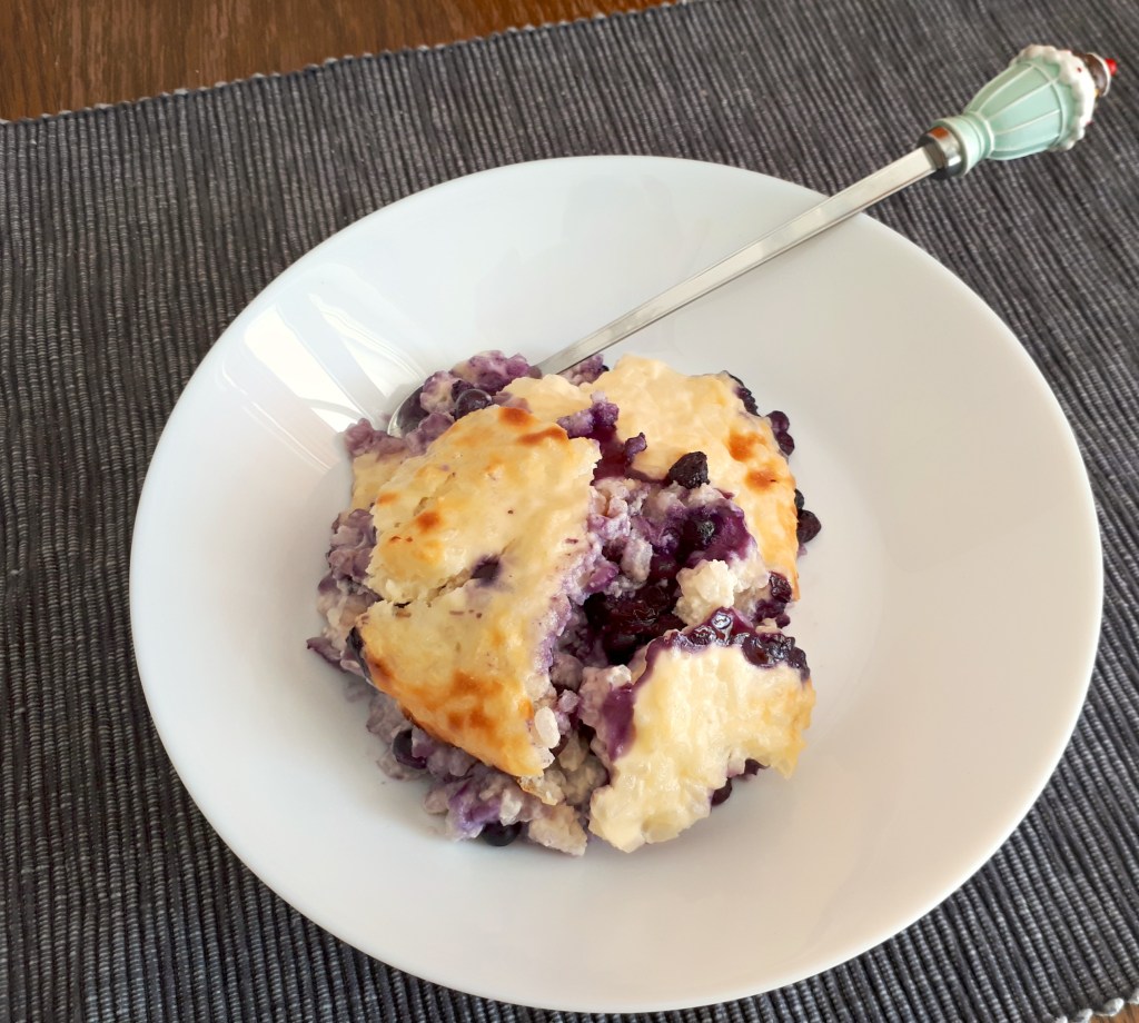 Milchreisauflauf mit Früchten