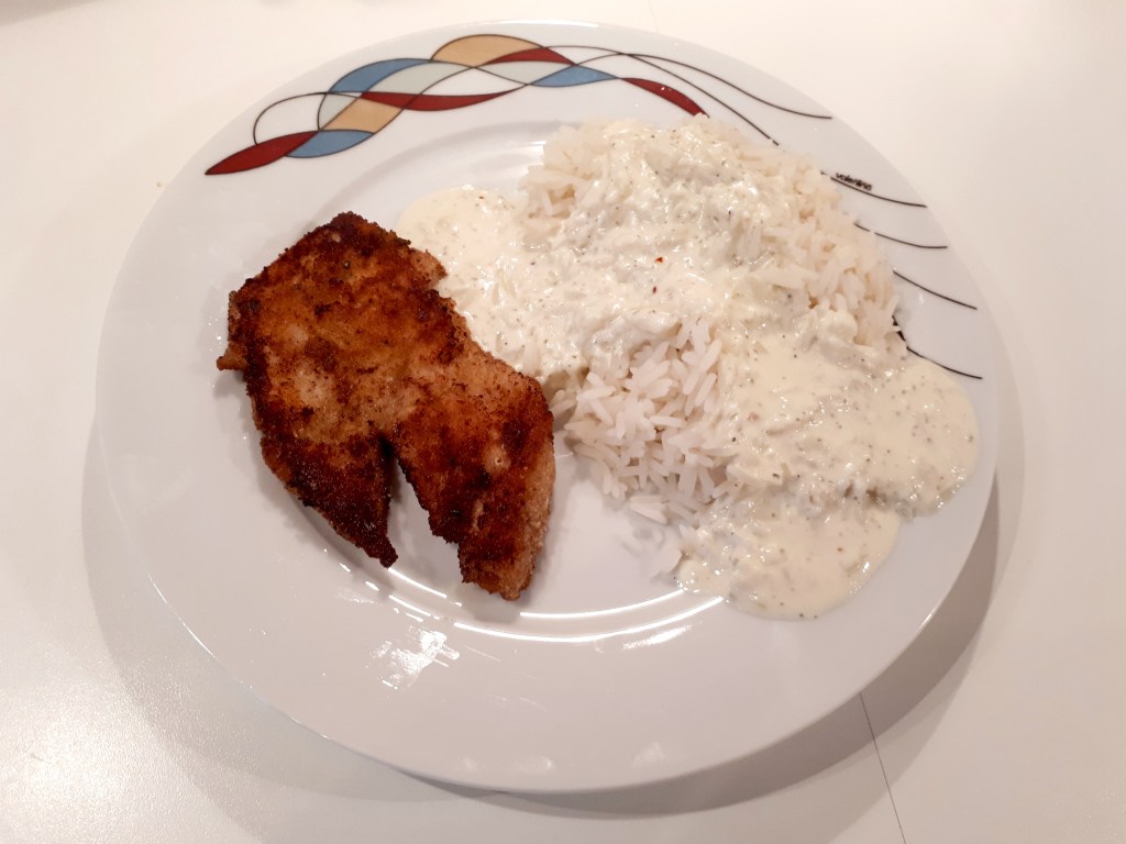 Hühnchen in Kräuterpanade
