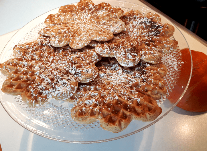 Kürbiswaffeln