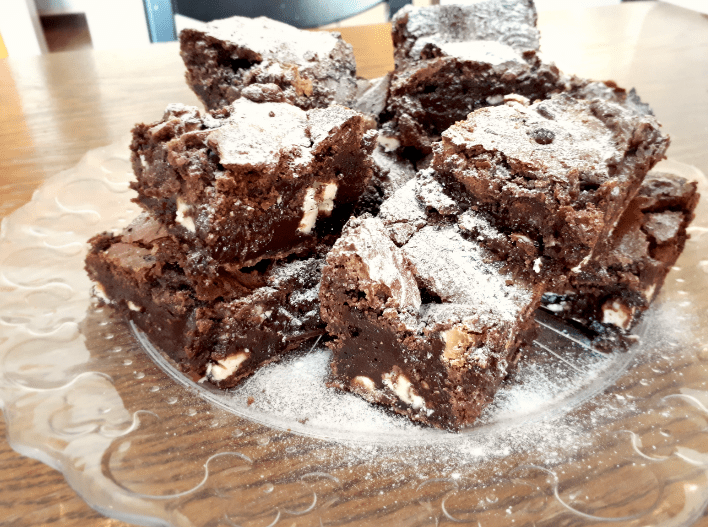 Triple-Choc-Brownies