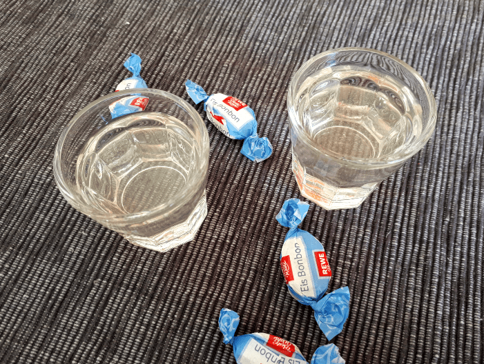 Eisbonbon Schnaps