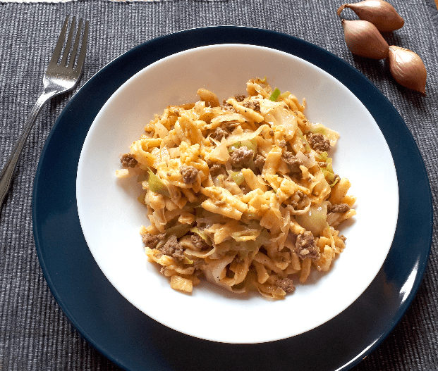 Spitzkohl Hackfleisch Pfanne