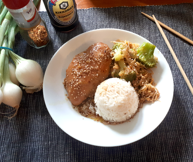 Hühnchen asiatisch mariniert