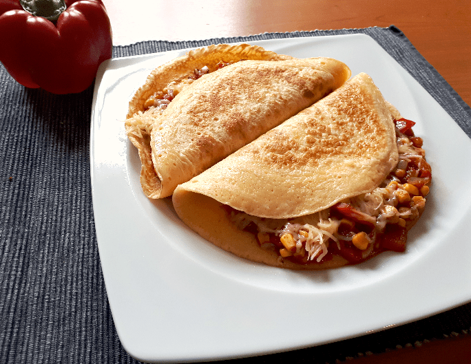 Gefüllte Pfannkuchen