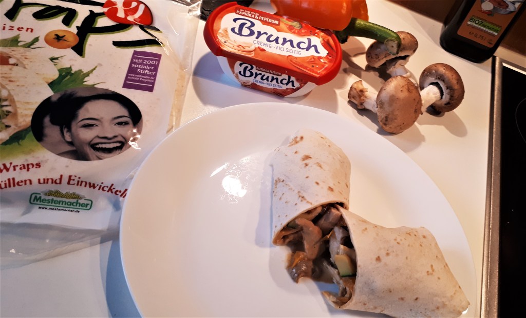 Wraps mit Puten-Gemüse Füllung