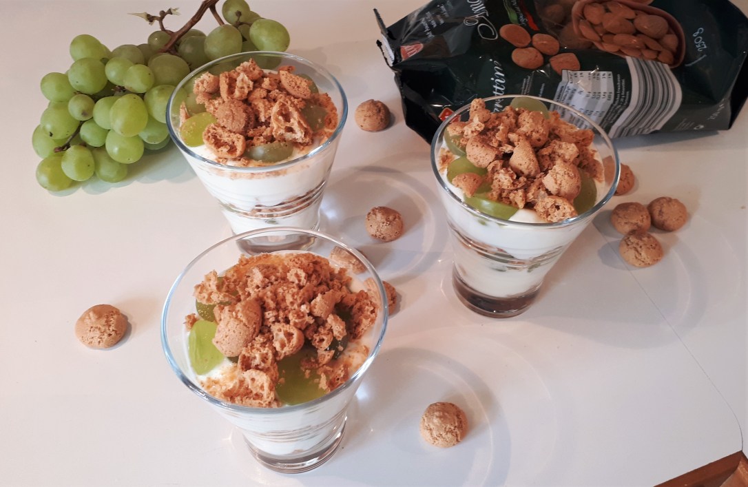 Amarettini-Trauben Dessert