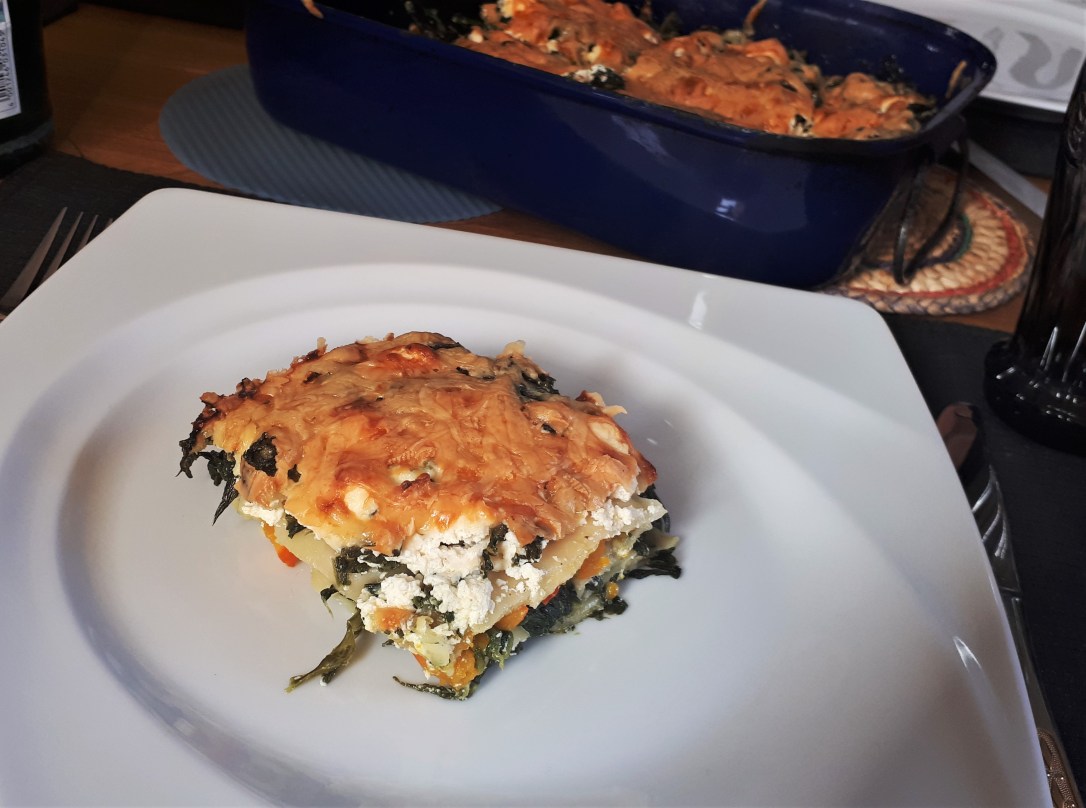 Kürbis-Ricotta-Lasagne