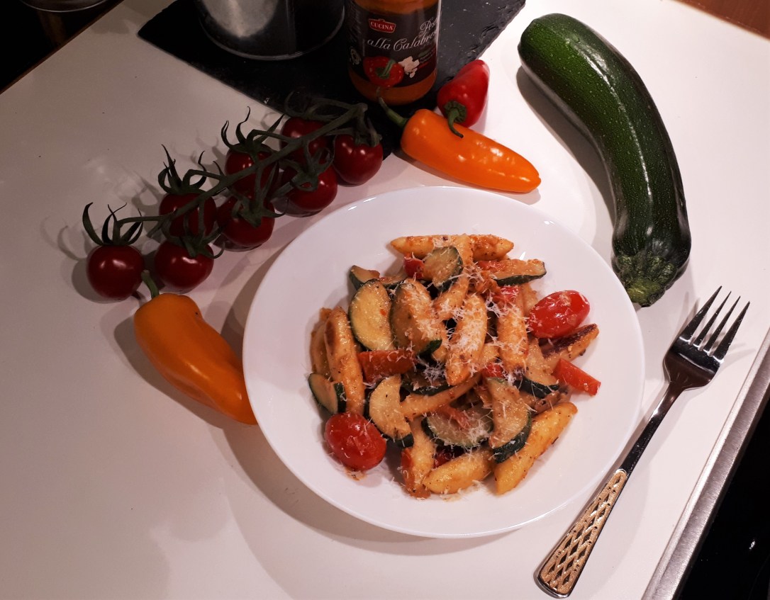 Schupfnudelgemüse Pfanne