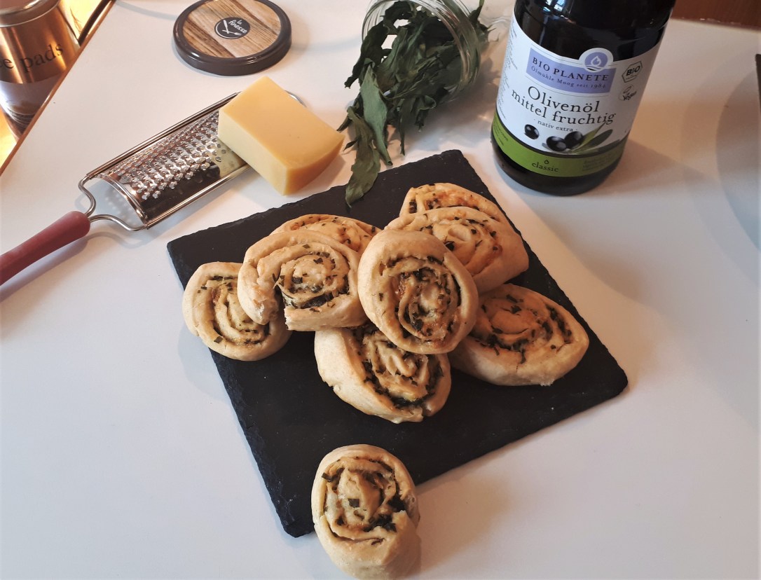 Bärlauch Käse Schnecken