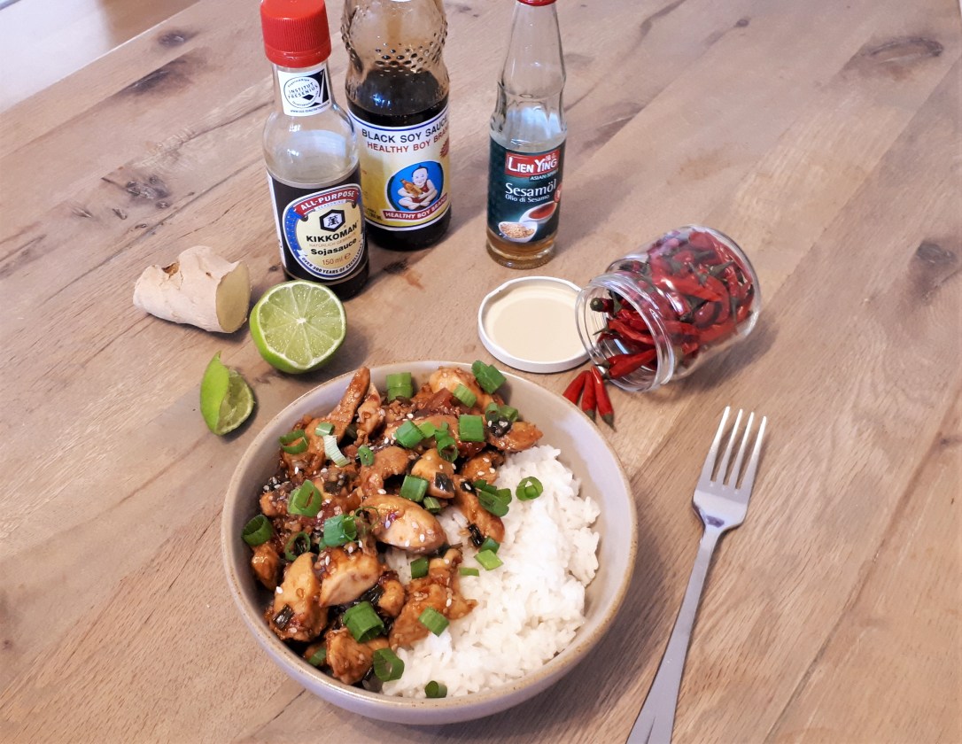 Knoblauch-Ingwer-Honig Huhn