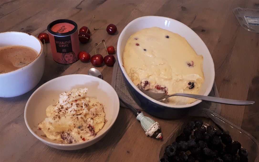 Frühstücks Quarkauflauf